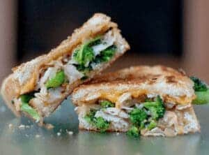 
                
            
            Broccoli & Cheddar Soup Grilled Cheese
            