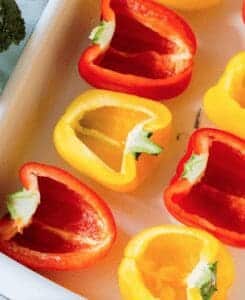 
                
            
            Broccoli & Rice Stuffed Peppers
            