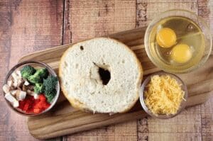 
                
            
            Broccoli Bagel Quiche
            